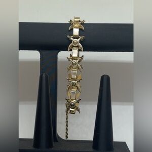 Damascene Vintage Bracelet Sword Motif